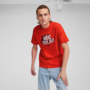 Camiseta AC Milan ftblCULTURE para hombre, For All Time Red-PUMA White, extralarge